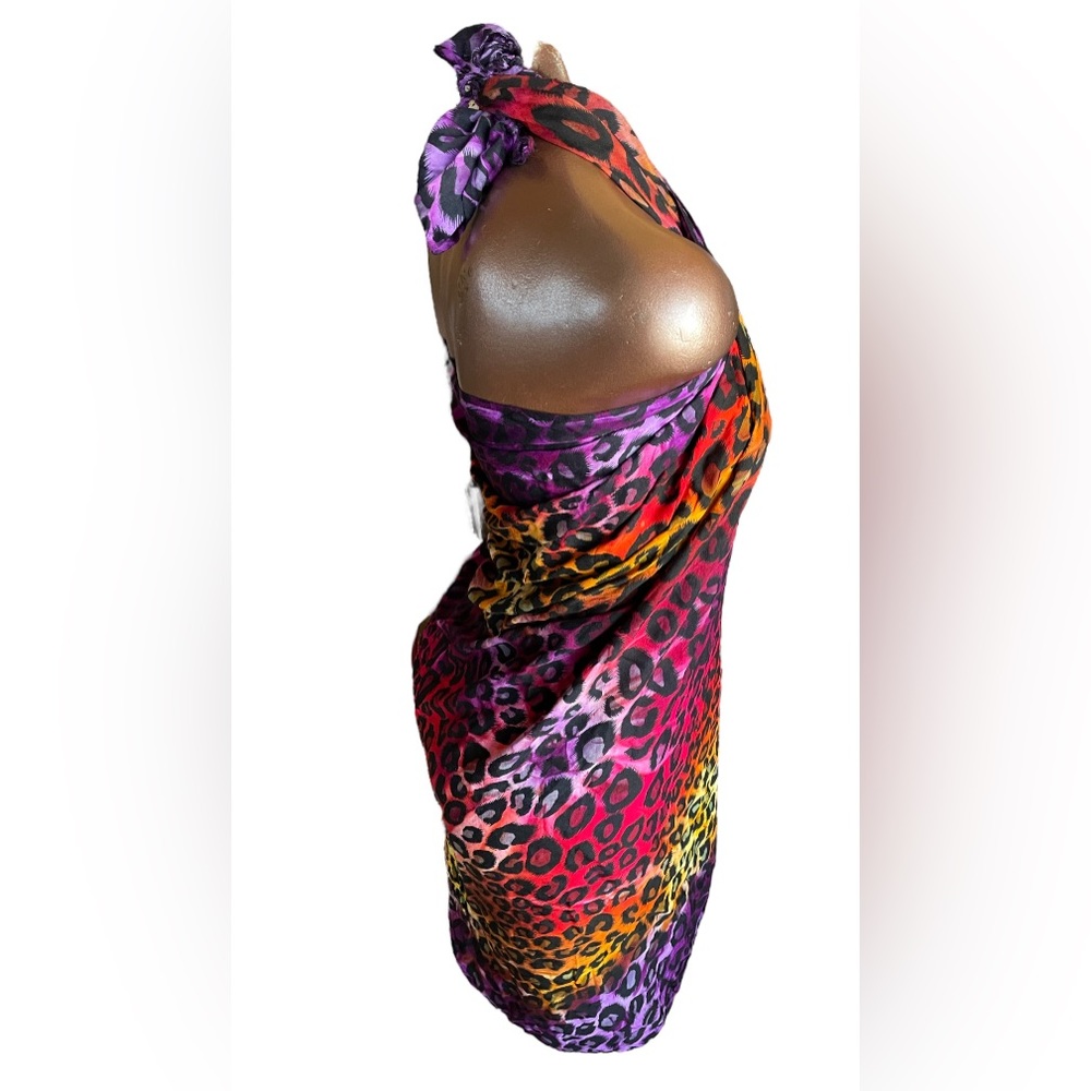 Vibrant Leopard Sarong